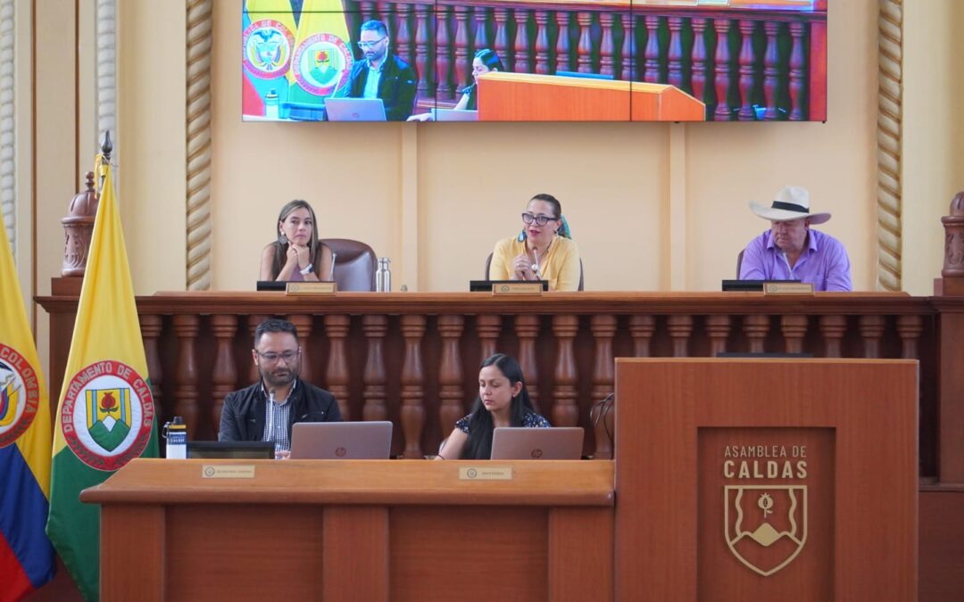 ASAMBLEA DE CALDAS DESIGNÓ DIPUTADOS PARA SUS COMISIONES PERMANENTES.