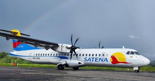 AVIÓN DE SATENA SE PERDIÓ CON 15 OCUPANTES A BORDO.