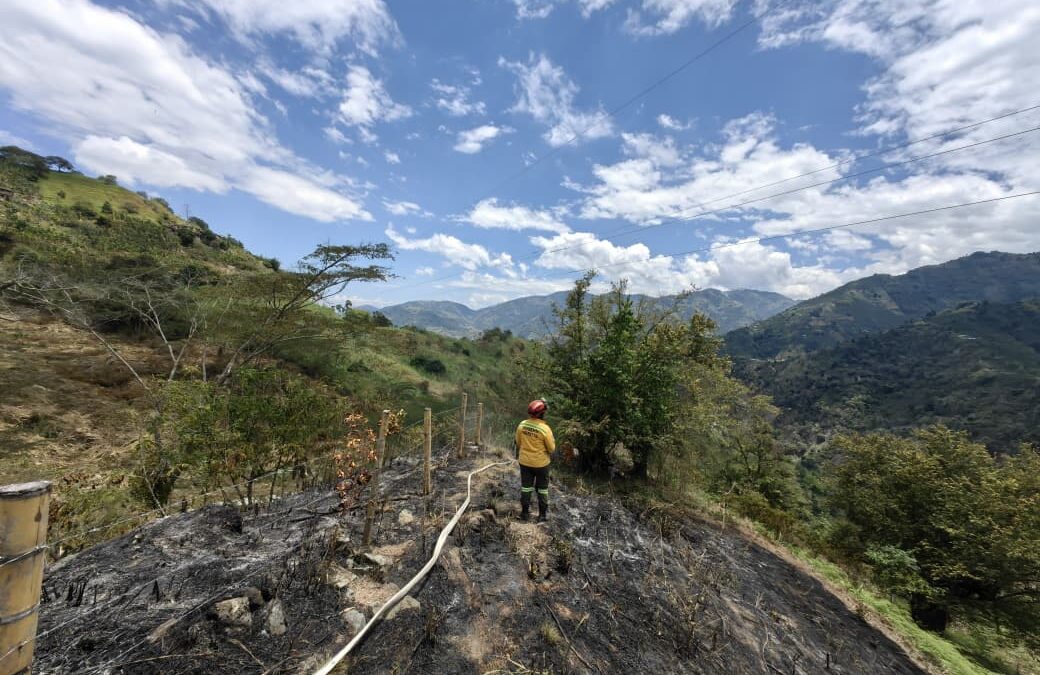 CERCA DE 2 MIL HÉCTAREAS AFECTADAS EN CALDAS POR INCENDIOS FORESTALES.