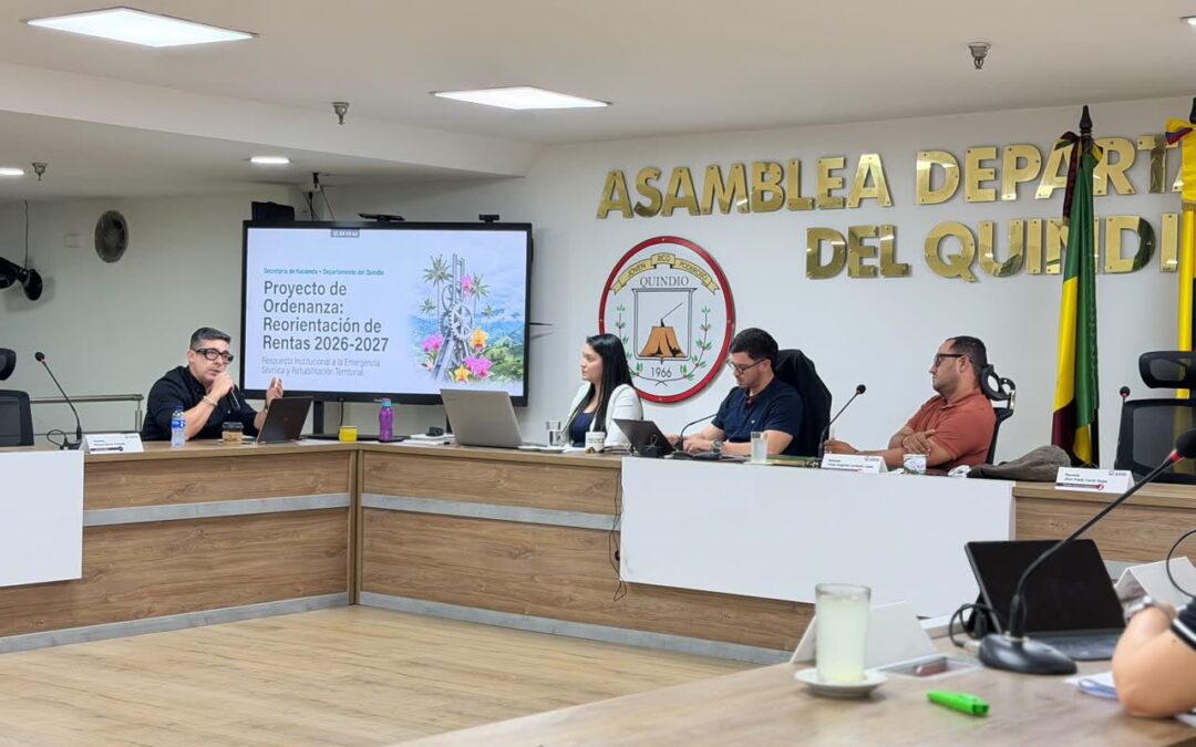 GOBIERNO DEL QUINDÍO PRESENTÓ 2 PROYECTOS DE LEY A ESTUDIO DE LA ASAMBLEA DEPARTAMENTAL.