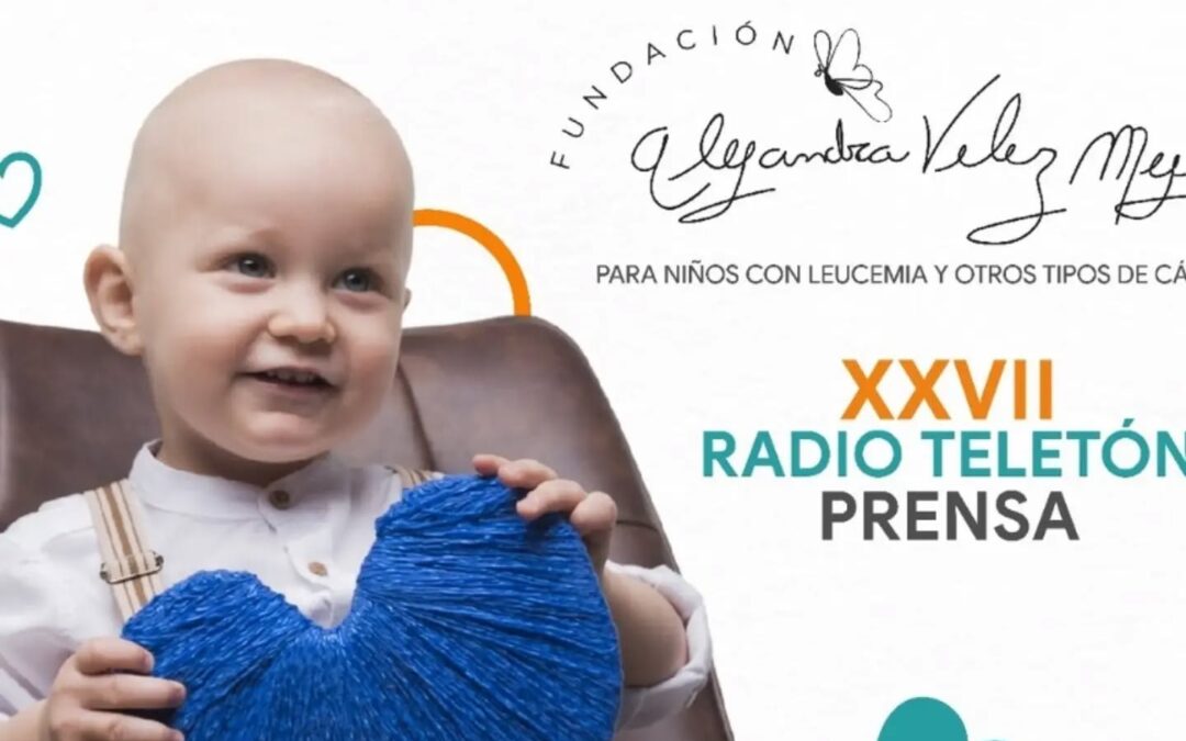 TODO LISTO PARA LA RADIO TELETÓN PRENSA DE LA FUNDACIÓN ALEJANDRA VÉLEZ.